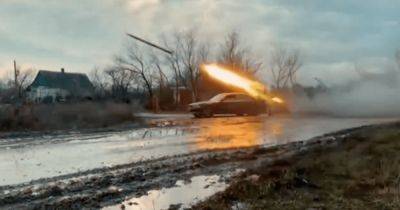 У ВСУ появилась гибридная РСЗО BMW со снарядами "Град" 122 мм (видео) - focus.ua - Украина - Россия - Славянск - Краматорск