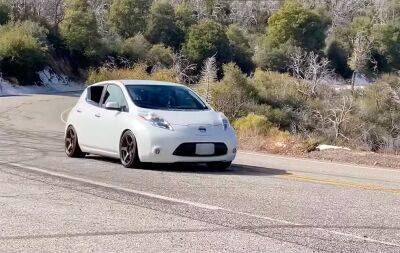 Nissan Leaf оснастили двигателем Kawasaki, превратив в настоящего монстра - autocentre.ua - Сан-Франциско