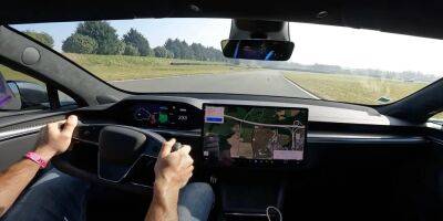 Себастьян Феттель - Tesla Model S Plaid разогнали до 350 км/ч (видео) - autocentre.ua - Германия