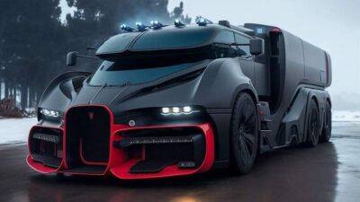 Искусственный интеллект создал грузовики в стиле Bugatti: фото - auto.24tv.ua - Англия - Сша - Google