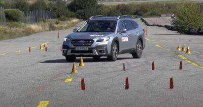 Subaru Outback - Subaru Outback показал отличный результат в тесте на управляемость (видео) - autocentre.ua - Швеция