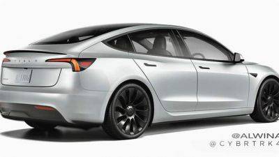 Появились изображения новой Tesla Model 3 Highland - auto.24tv.ua