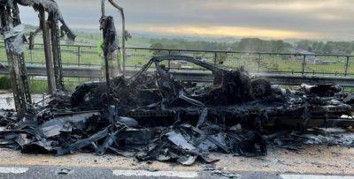 Трековый суперкар Mercedes-AMG One сгорел во время транспортировки (фото) - autocentre.ua