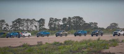 Ford Ranger - Toyota Hilux - Nissan Navara - 7 самых популярных пикапов сравнили в необычном тесте по прямой (видео) - autocentre.ua