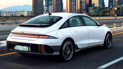Hyundai Ioniq 6 теперь дешевле Tesla Model 3 - autocentre.ua - Украина - Сша - штат Калифорния