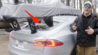 Tesla Model S оснастили дизельным двигателем: что из этого вышло - auto.24tv.ua