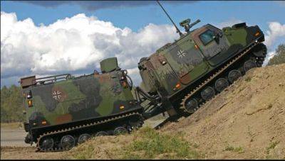Германия передала Украине гусеничные вездеходы Bandvagn 206 и грузовики HX81 - autocentre.ua - Украина - Германия