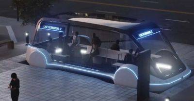 Футуристичный беспилотный автобус Tesla рассекретили до премьеры (видео) - focus.ua - Украина - Las Vegas
