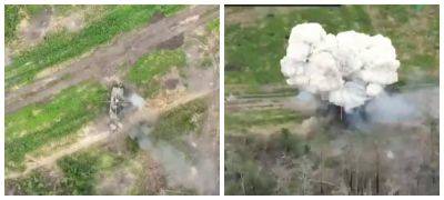 ВСУ уничтожила редкий российский БТР для минирования (видео) - autocentre.ua - Украина