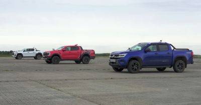 Пикапы Ford, Toyota и Volkswagen сравнили в заезде на прямой (видео) - focus.ua - Украина
