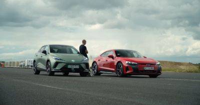Новый британский электромобиль опередил спортивный Audi за $120 000 на прямой (видео) - focus.ua - Украина