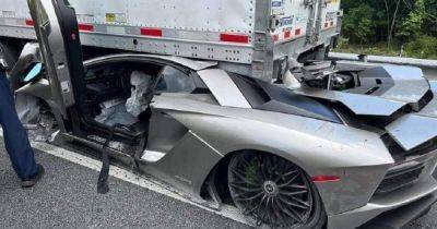 Страшное ДТП: грузовик раздавил суперкар Lamborghini за $350 000 (фото) - focus.ua - Украина - штат Джорджия