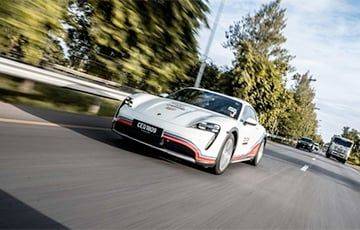Электромобиль Porsche Taycan установил новый рекорд по дальности хода - charter97.org - Белоруссия - Сингапур - Бангкок