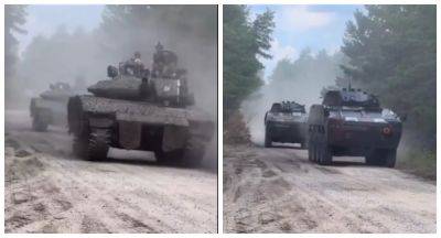 На службу ВСУ встали польские Rosomak и шведские STRV-122 (видео) - autocentre.ua - Украина - Польша