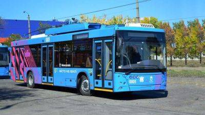 Николаевские транспортники получили отечественные троллейбусы с кондиционерами - auto.24tv.ua - Украина