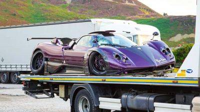 Льюис Хэмилтон - Суперкар Pagani Zonda 760 LH Льюиса Хэмилтона разбился в Уэльсе (фото) - autocentre.ua - Англия - Сша - Монако