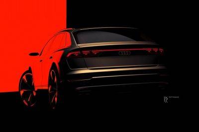 Обновлённый Audi Q8 показался на тизере в преддверии скорой премьеры - kolesa.ru