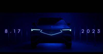 Acura тизерит ZDX — первый электромобиль люксового бренда Honda дебютирует через две недели на Monterey Car Week - itc.ua - Украина - штат Калифорния