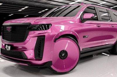 Cadillac Escalade-V став рожевим автомобілем для Барбі - news.infocar.ua