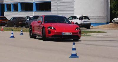 Электромобиль Porsche Taycan удивил экспертов отточенной управляемостью (видео) - focus.ua - Украина