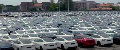 На видео показали сотни новеньких Tesla Model 3 поколения Highlands - autocentre.ua - Китай - Шанхай