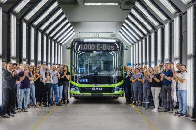 Изготовлен тысячный электрический автобус MAN - autocentre.ua - Германия - Испания - Польша - Дания - Мадрид