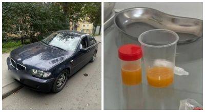 Во Львове водитель BMW под наркотиками сдал на экспертизу сок вместо мочи (фото) - autocentre.ua - Украина - Львов