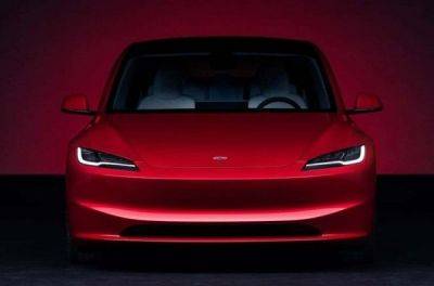 Представлено оновлену Tesla Model 3 2024-го модельного року - news.infocar.ua