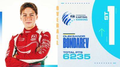 Олександр Бондарев повернув перше місце в Міжнародному картинговому рейтингу FIA - autocentre.ua