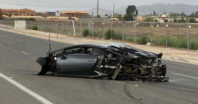 Дорогой суперкар Lamborghini разбили в нелегальной уличной гонке (видео) - focus.ua - Украина - Сша - штат Калифорния