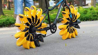 Изобретатель придумал велосипед с тапочками вместо колес - auto.24tv.ua
