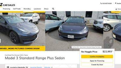 Подержанные Tesla и другие электромобили от Hertz продают за копейки: известны цены - auto.24tv.ua - Сша