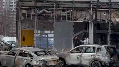 Валерий Залужный - В автосалоне Киева после прилета сгорело около 30 машин - auto.24tv.ua - Киев - Украина
