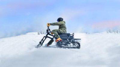 Электрические снежные велосипеды вытесняют бензиновые снегоходы: обзор рынка - auto.24tv.ua