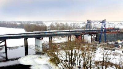 Самый длинный мост через Десну сдадут к концу года: видео - auto.24tv.ua - Украина