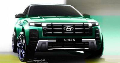 Большие перемены: новый Hyundai Creta 2024 показали до презентации (фото) - focus.ua - Украина - Индия