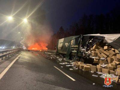 В Тверской области арестовали водителя, который устроил ДТП с пожаром на трассе М11 - afanasy.biz - Тверская обл. - район Спировский