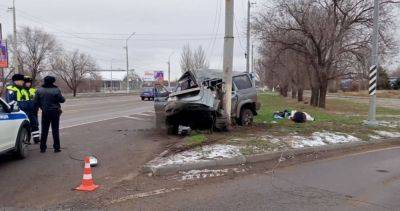 В оккупированном Луганске УАЗ протаранил электроопору: в ДТП погиб российский "военкор" - vchaspik.ua - Украина - Луганск