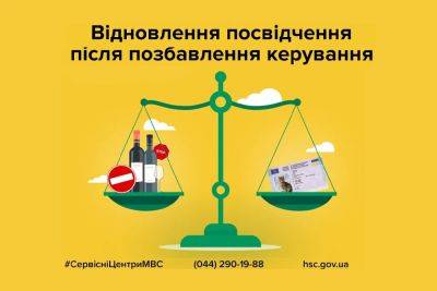 У МВС нагадали, як відновити посвідчення водія після позбавлення права керування ТС - autocentre.ua