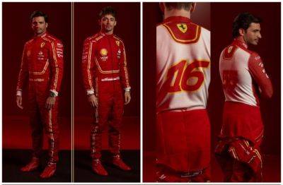 Шарль Леклер - Карлос Сайнс - Фредерик Вассер - В Ferrari представили новую униформу гонщиков - f1news.ru