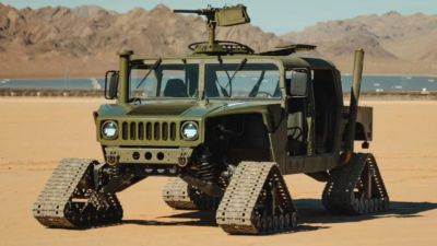 На продажу выставили военный Humvee на гусеничном ходу (фото и видео) - autocentre.ua