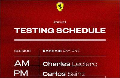 Шарль Леклер - Карлос Сайнс - Леклер начнёт тесты Ferrari в Бахрейне - f1news.ru - Бахрейн