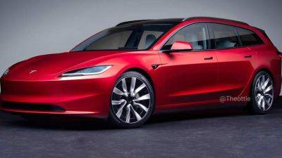 Как выглядела бы Tesla Model 3 Highland в кузове универсал: фото - auto.24tv.ua - Китай - Сша