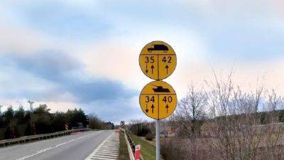 В Польше появились дорожные знаки с танками: известна причина - auto.24tv.ua - Швеция - Польша