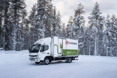 Электрические грузовики Fuso eCanter испытали экстремальным холодом - autocentre.ua - Германия - Франция - Финляндия - Берлин
