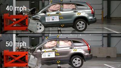В IIHS пояснили опасность проведения краш-тестов на больших скоростях (видео) - autocentre.ua - Сша