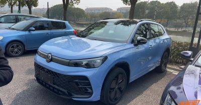 Новый семиместный Volkswagen Tiguan 2024 впервые заметили на дорогах (фото) - focus.ua - Украина - Китай - Пекин
