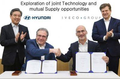 Hyundai та IVECO почнуть спільну розробку електричних вантажівок важкого класу - news.infocar.ua