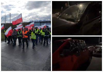 На границе с Польшей протестующие разбили автомобили для ВСУ (видео) - autocentre.ua - Украина - Голландия - Польша