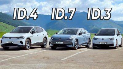 Один из первых в Украине Volkswagen ID.7 сравнили с ID.4 и ID.3 - auto.24tv.ua - Украина - Китай